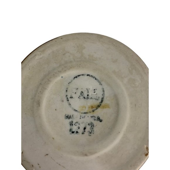 Set of 2 Hall Vintage Irish Coffee Mug Cups Handled Brown Pedestal - Picture 8 of 8